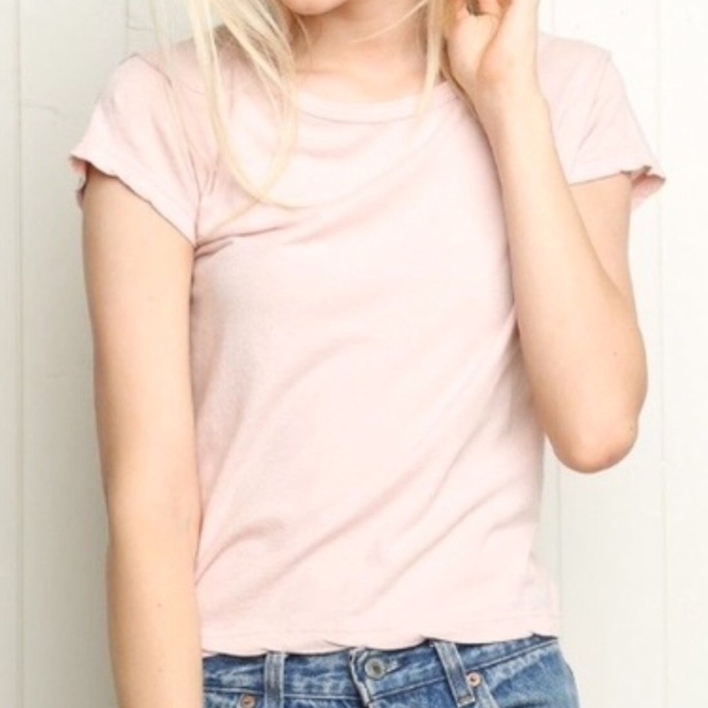 Brandy Melville baby pink top